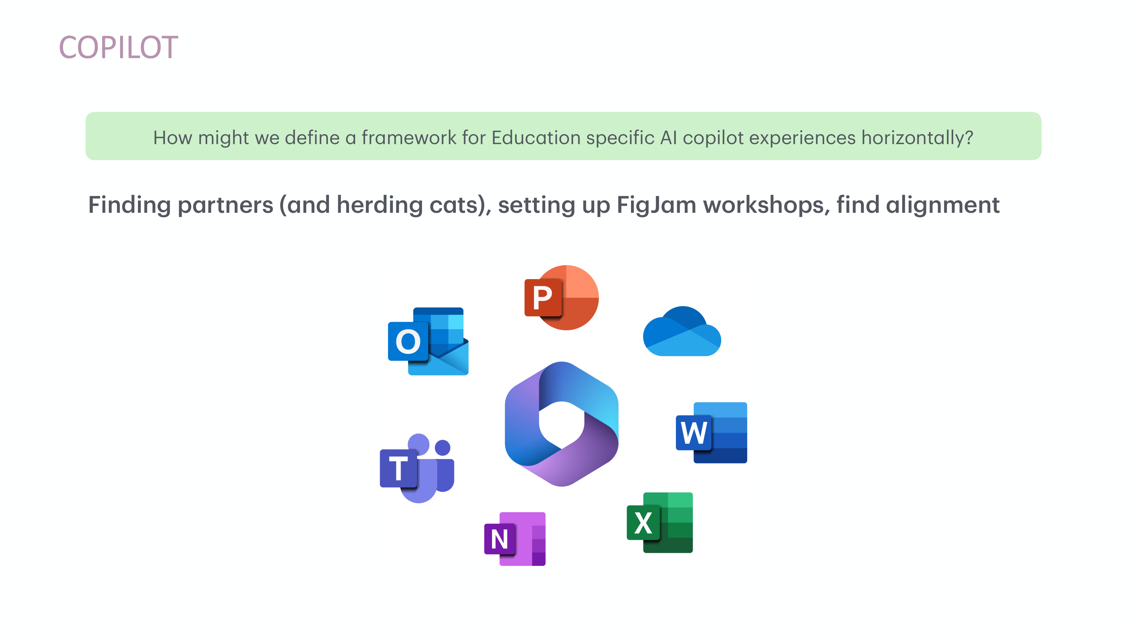 Finding partners across Word, PowerPoint, Excel, Outlook, and Teams